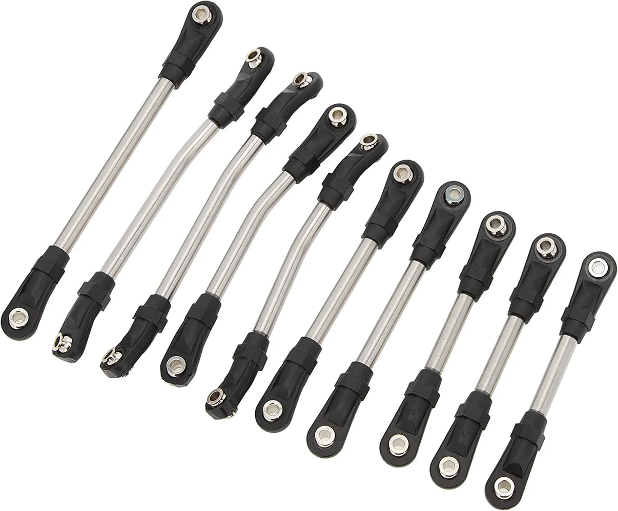 MEUS RACING 1/18 Stainless Steel Chassis Links for AXIAL Axial Capra UTB18 Capra Trail Buggy 10PCS