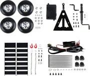 Flatbed Dual Axle Car Trailer Kit for 1/10 Scale RC 