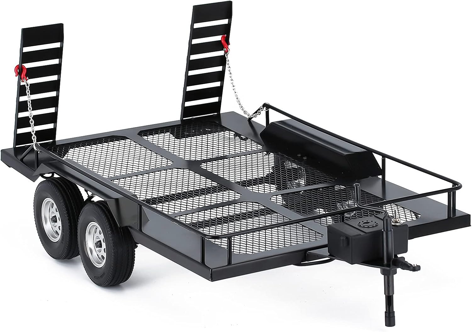 Flatbed Dual Axle Car Trailer Kit for 1/10 Scale RC 