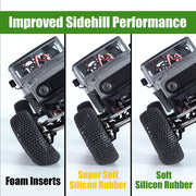 INJORA 4pcs Silicone Rubber Inserts for 1.3