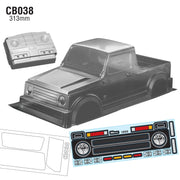 Team C 1/10 Sumo Crawler Body, 313mm w/ Sticker