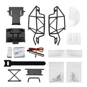 INJORA Nylon Rock Buggy Roll Cage Body Shell Chassis Kit For 1/24 SCX24 C10 JLU Bronco Base Camp