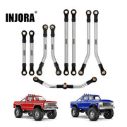 INJORA Stainless Steel High Clearance Links Set for 1/18 Traxxas TRX4M High Trail K10 F150