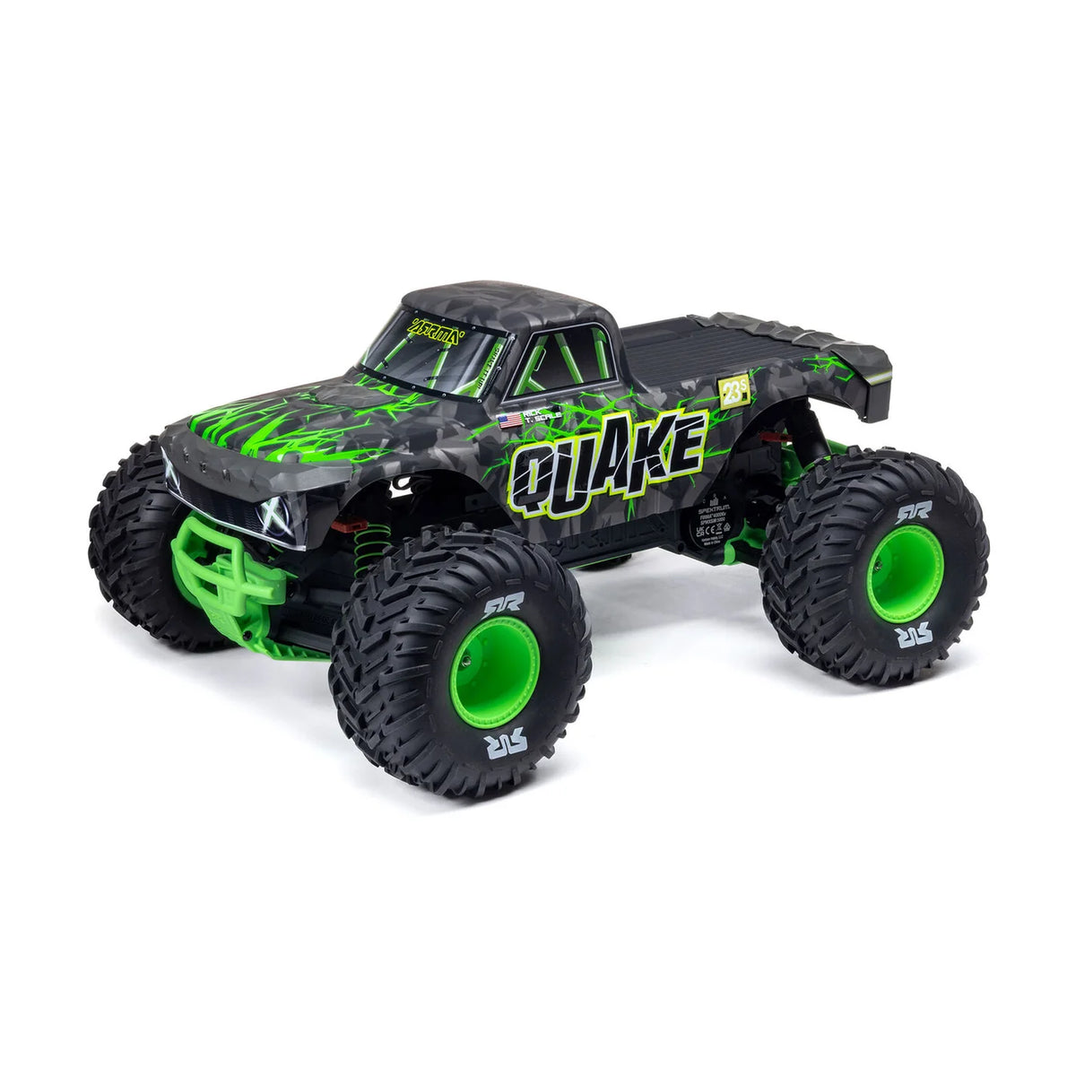 ARRMA 1/10 QUAKE 223S BLX RC Monster Truck 2WD Brushless