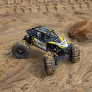 1/18 Axial Capra UTB18 CAPRA 4WS 4X4 RTR BRUSHED ROCK CRAWLER (BATTERY & CHARGER INCLUDED), YELLOW