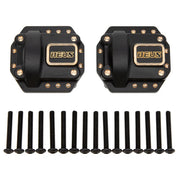 MEUS Racing 1/10 Brass Front and Rear Axle Diff Cover SCX10 for MEUS 1/10 Portal Axle
