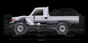 Boom Racing 1/10 4WD Radio Control Chassis Kit w/ Killerbody LC70 Hard Body Kit