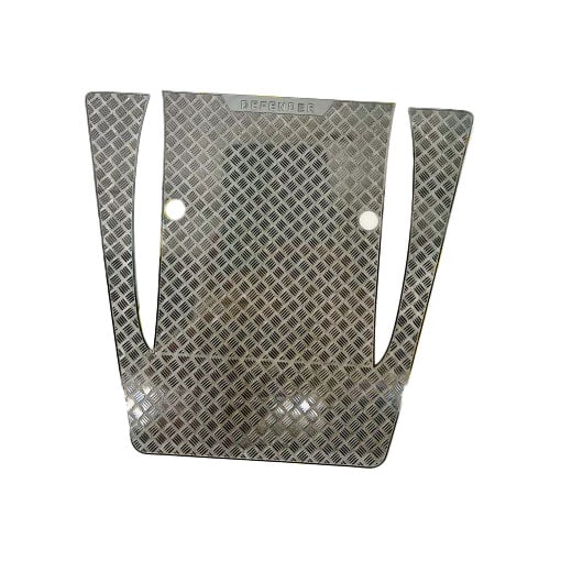 Traxxas TRX4 Defender Bonnet/Hood Skid Plates Full (Silver)