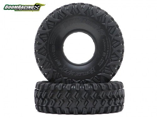 HUSTLER M/T Xtreme 1.55" BABY Rock Crawling Tires 3.74x1.3 SNAIL SLIME™ Compound W/ Open Cell Foams (Ultra Soft)