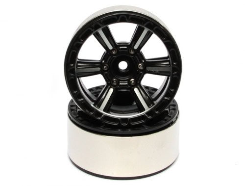 Team Raffee EVO™ 1.9 High Mass Beadlock Aluminum Wheels Splite-6 (2pcs)