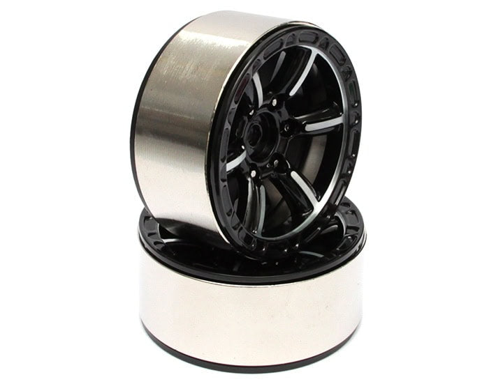 Team Raffee EVO™ 1.9 High Mass Beadlock Aluminum Wheels Splite-6 (2pcs)