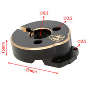 MEUS Racing 1/10 Brass Front Portal Weights for MEUS 1/10 Portal Axle