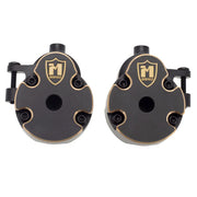 MEUS Racing - Upgrade Redcat Racing Brass Steering Knuckles+Front Axle Weights Cover for 1/18 Redcat Ascent-18 RC Crawler