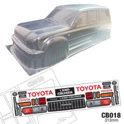 Team C Toyota LC80 Hilux RC Crawler Lexan Body 313mm