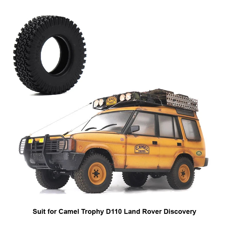 D1RC Camel Cup 1.9" Scale Tyres (98mm OD) 4pc