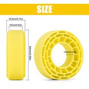 INJORA 4pcs Silicone Rubber Inserts for 56-58mm 1.0