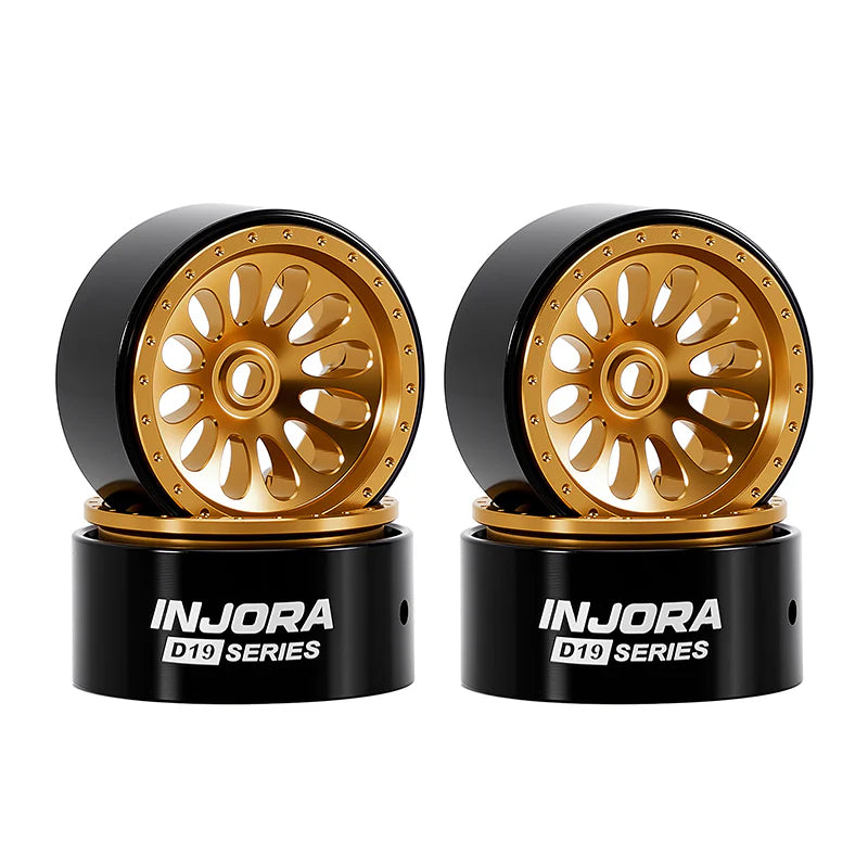INJORA 0.7 D19 Ripple Aluminum Wheels for 1/30 SCX30 (W7005)