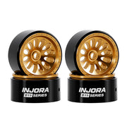 INJORA 0.7 D19 Ripple Aluminum Wheels for 1/30 SCX30 (W7005)