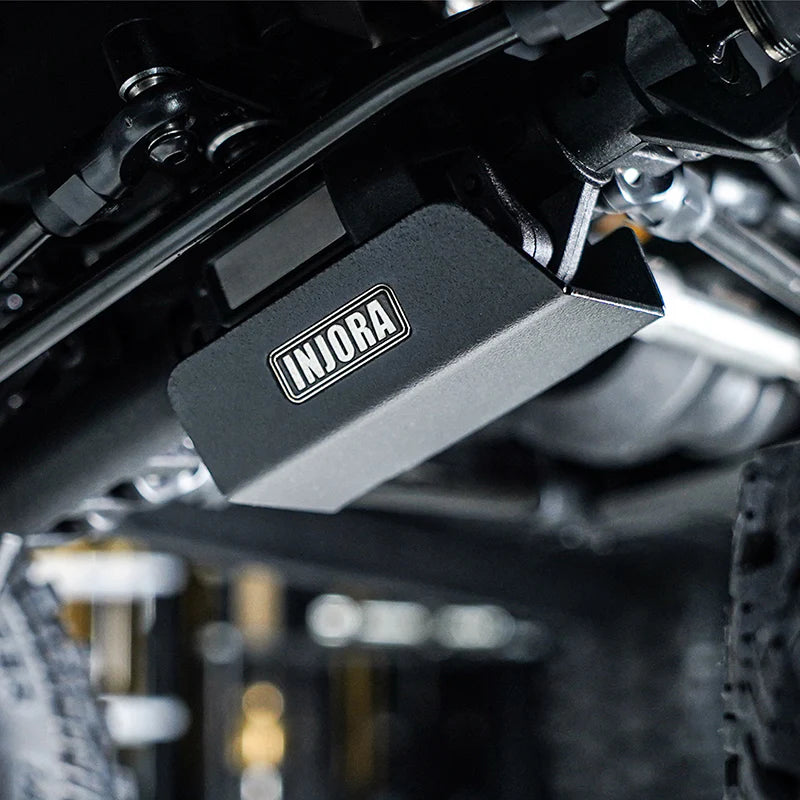 INJORA Stainless Steel Front Rear Axle Protector For FMS FCX10