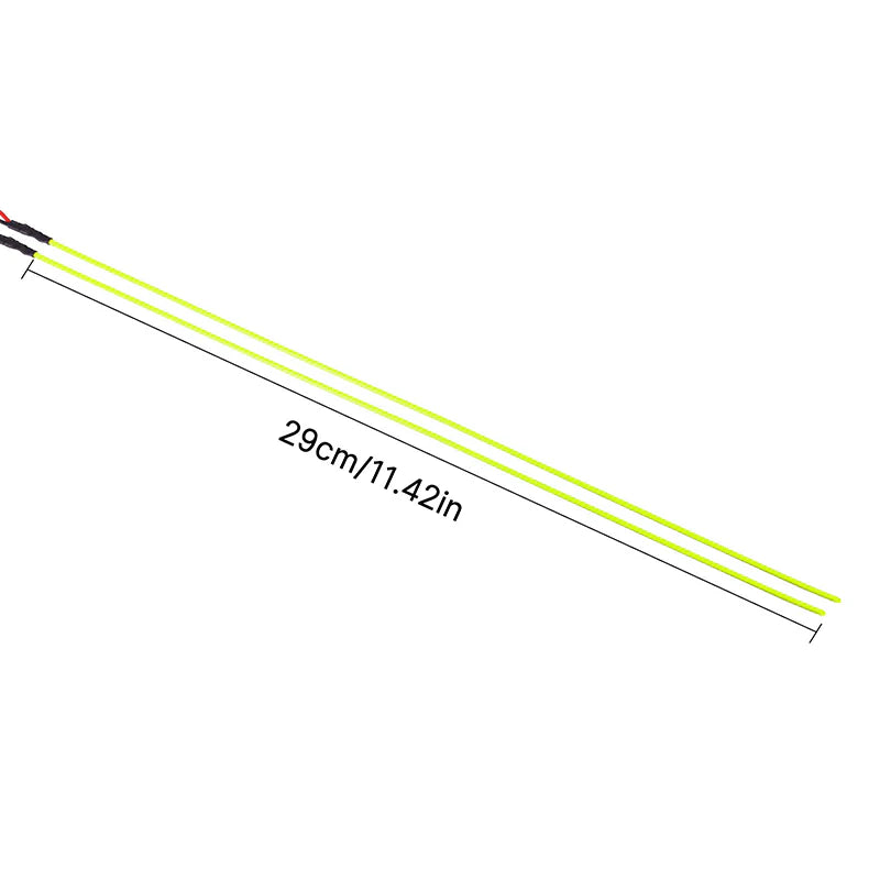 INJORA Flexible Cuttable LED Strip Lights For RC Cars (Red)