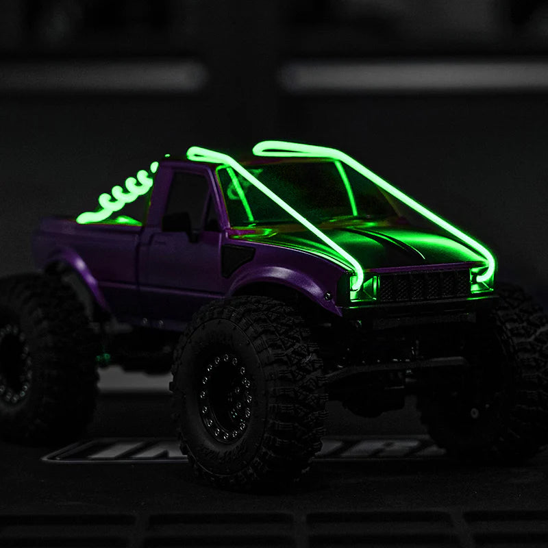 INJORA Flexible Cuttable LED Strip Lights For RC Cars (Green)