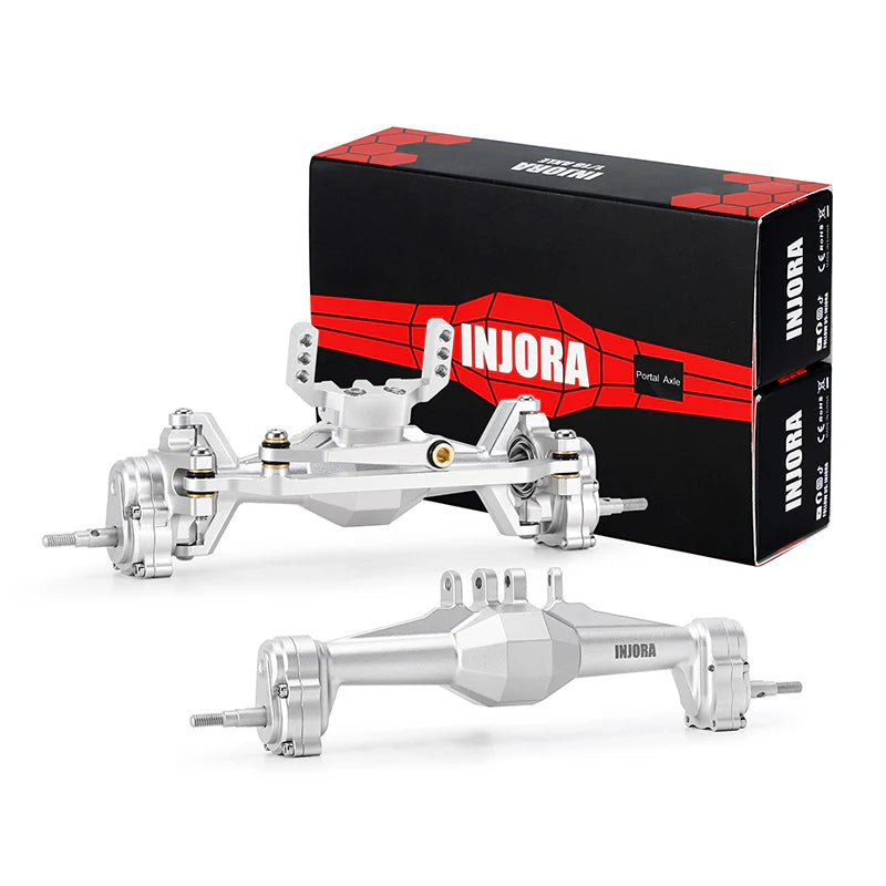 INJORA +5mm Diamond Portal Axles for 1/18 TRX4M
