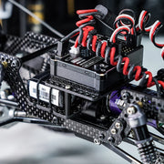 INJORA Universal LCG Chassis Frame Kit for 1/18 Traxxas TRX4M (Carbon Fiber)