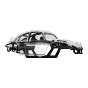 INJORA BUG18 Body with Interior for 1/18 INJORA TRX4M Universal Chassis (Clear)