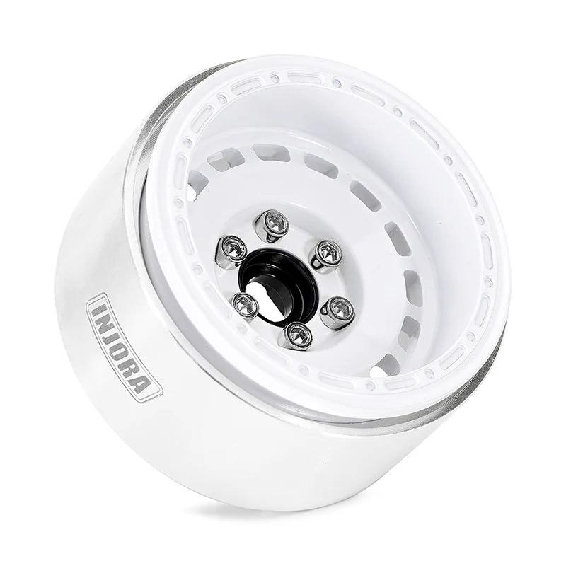 INJORA 1.9" CNC Aluminum -10mm Offset Wheels For 1/10 RC Crawlers (W1903)
