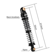 INJORA 52mm Big Bore Oil Shocks for 1/24 Axial AX24