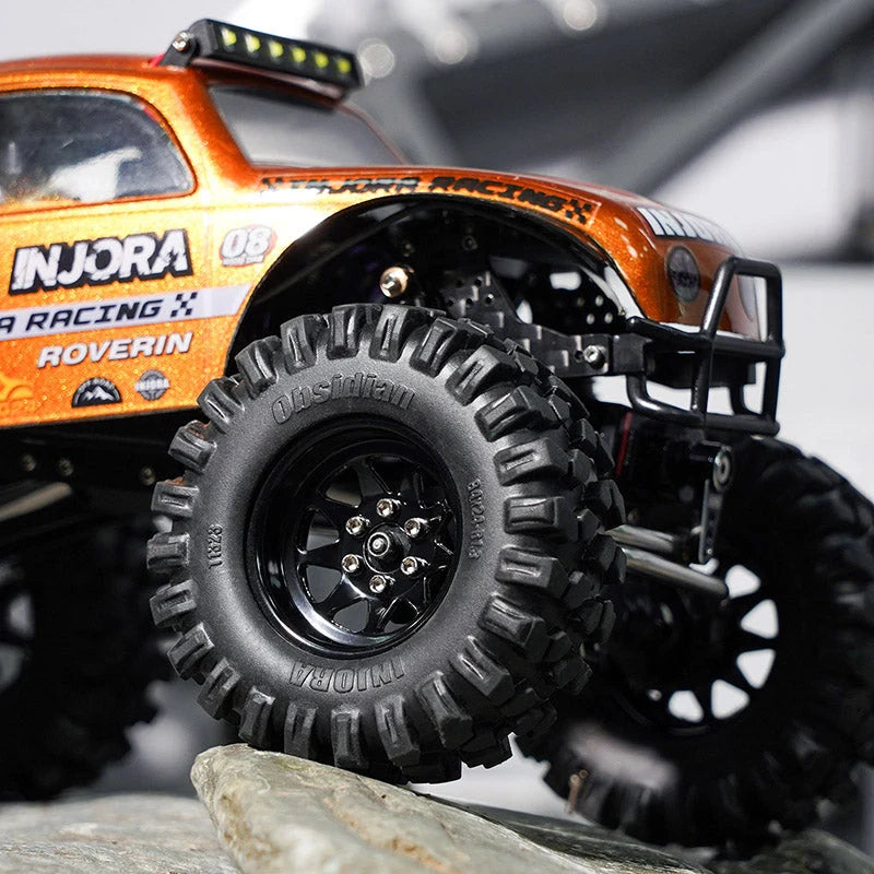 INJORA 1.3" Stamped Steel -4.05mm Offset Wheels for Micro Crawlers (W1312)