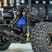 INJORA 59mm Long Threaded Oil Shocks with Brass End for 1/18 Traxxas TRX4M