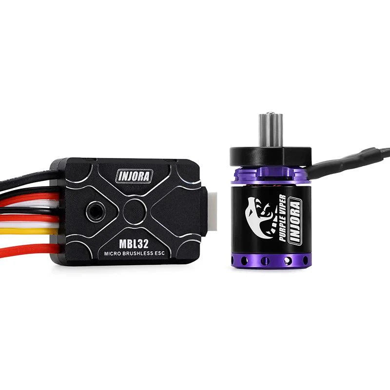 INJORA Purple Viper 1721 Brushless Motor for 1/18 Traxxas TRX4M Ascent18