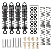 INJORA 40mm Big Bore Oil Shocks for 1/24 SCX24 FCX24M - Black