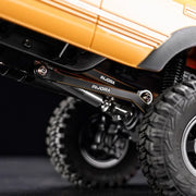 INJORA Black Brass High Clearance Chassis Links for 1/18 FMS FCX18 LC80