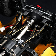 INJORA Black Brass High Clearance Chassis Links for 1/18 FMS FCX18 LC80