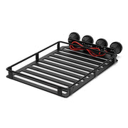 INJORA Metal Roof Rack for 155mm Injora 1/18 Jeep Traxxas TRX4M ABS Body