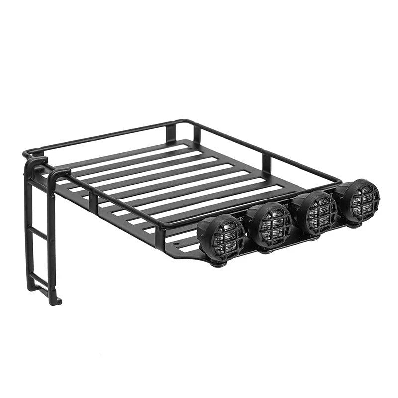 INJORA Metal Roof Rack for 155mm Injora 1/18 Jeep Traxxas TRX4M ABS Body