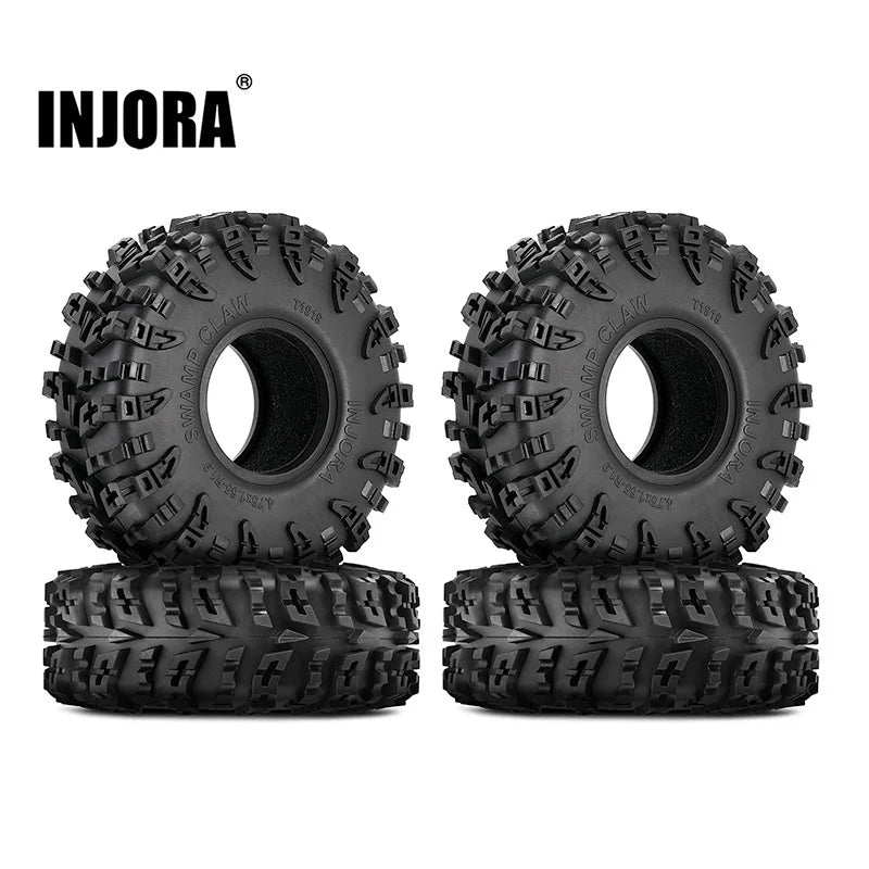 INJORA S3 Swamp Claw 1.9" 4.75" OD M/T Tires (4) (120*42mm)