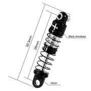 INJORA 26mm Aluminum Oil Shocks for 1/30 Axial SCX30