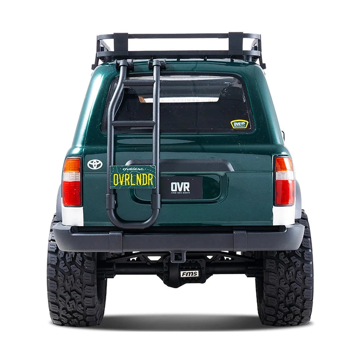 FMS FCX10 OVR LC80 RS Land Cruiser 80 RC Rock Crawler Electric Brushless 4WD 1/10 Scale RTR - Green