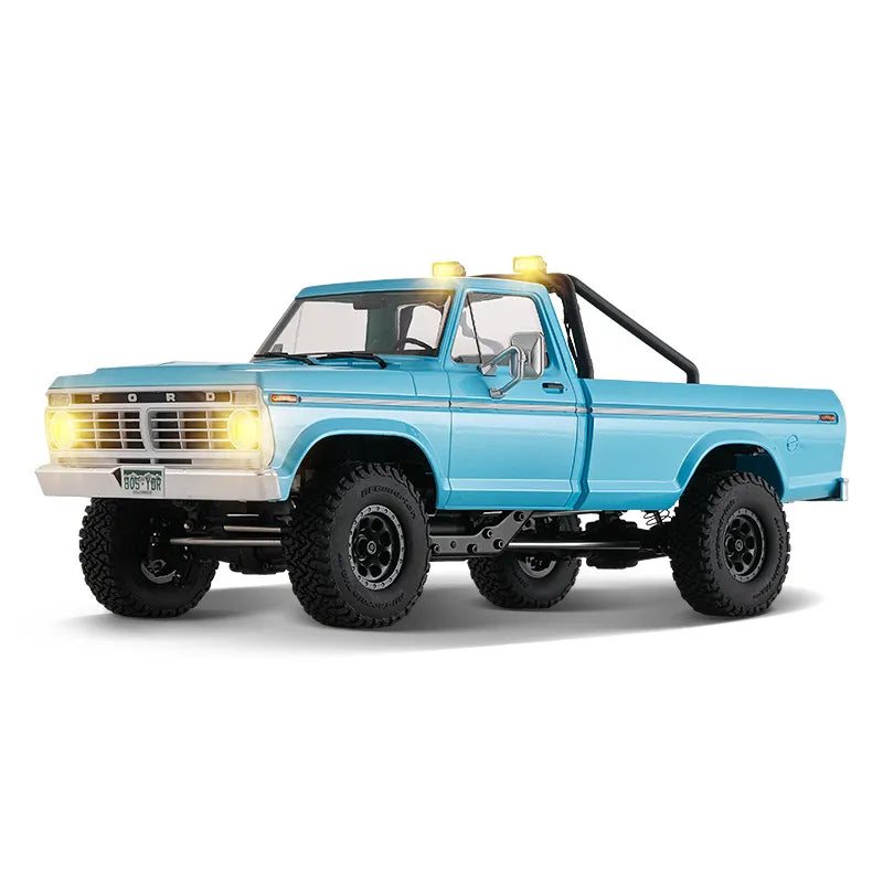 FMS 1:18 FCX18 II Ford F-100 RTR Brushed (199mm Wheelbase) CERULEAN