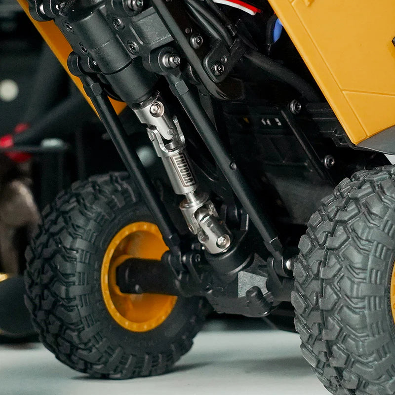 INJORA Stainless Steel Drive Shafts for 1/24 FMS FCX24M