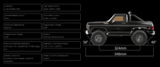 FMS 1:10 FCX10 Chevrolet K5 Blazer RS (Orange)