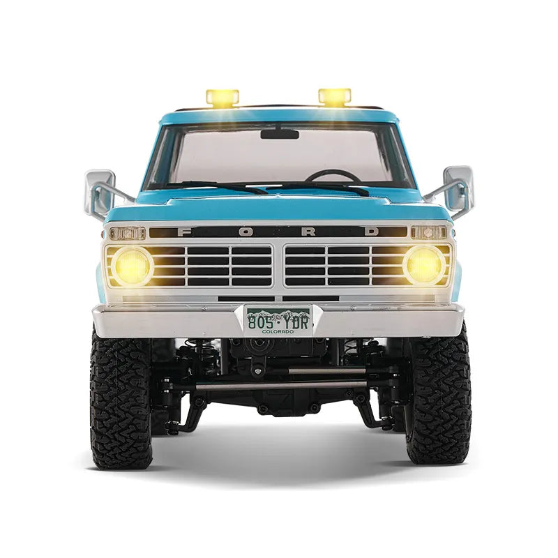 FMS 1:18 FCX18 II Ford F-100 RTR Brushed (199mm Wheelbase) CERULEAN
