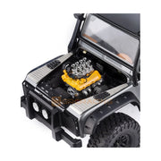 GRC 1/10 FST V8 Engine Hood & Stack- type Direct Injection Air Intake Yellow
