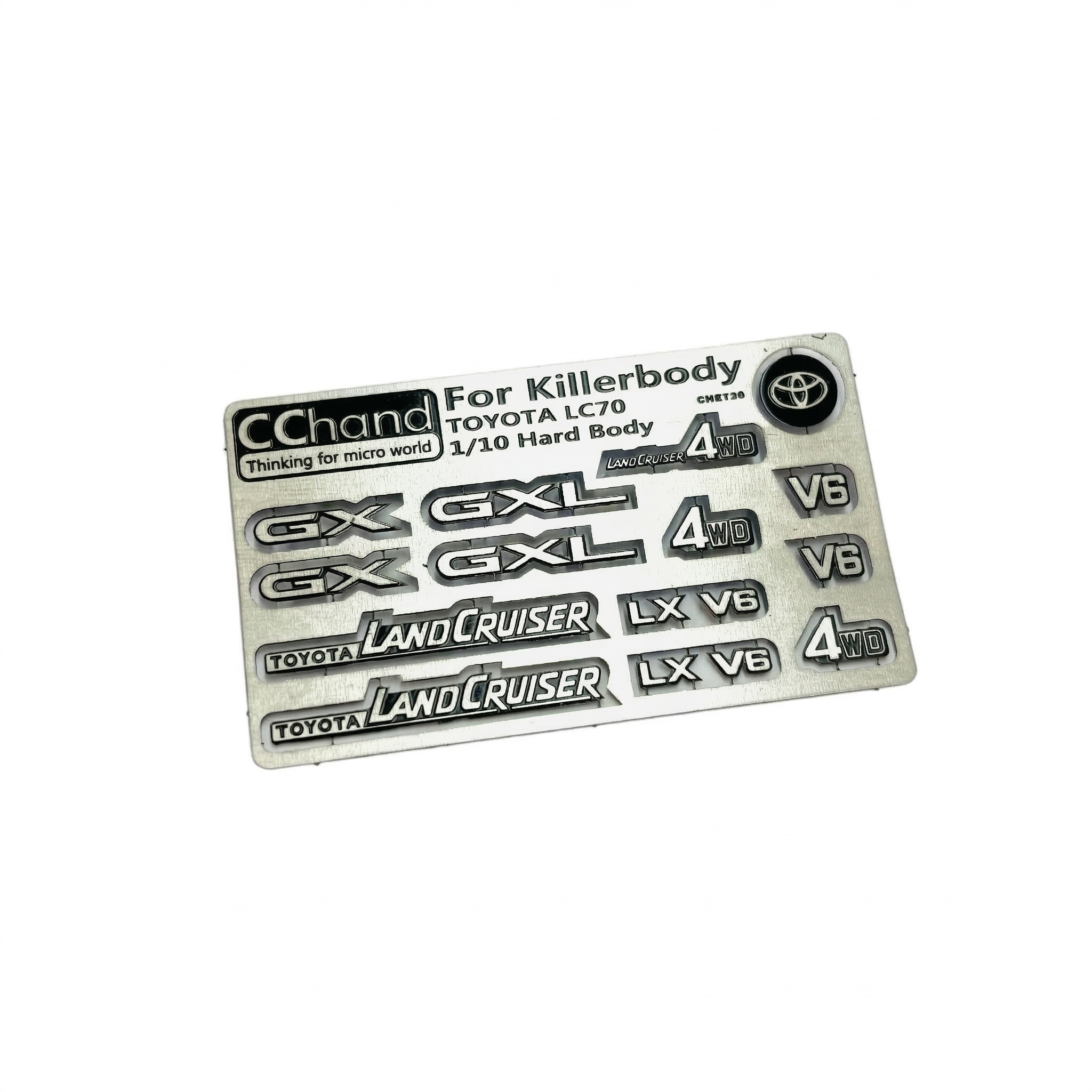 CChand Toyota Land Cruiser Metal Logo