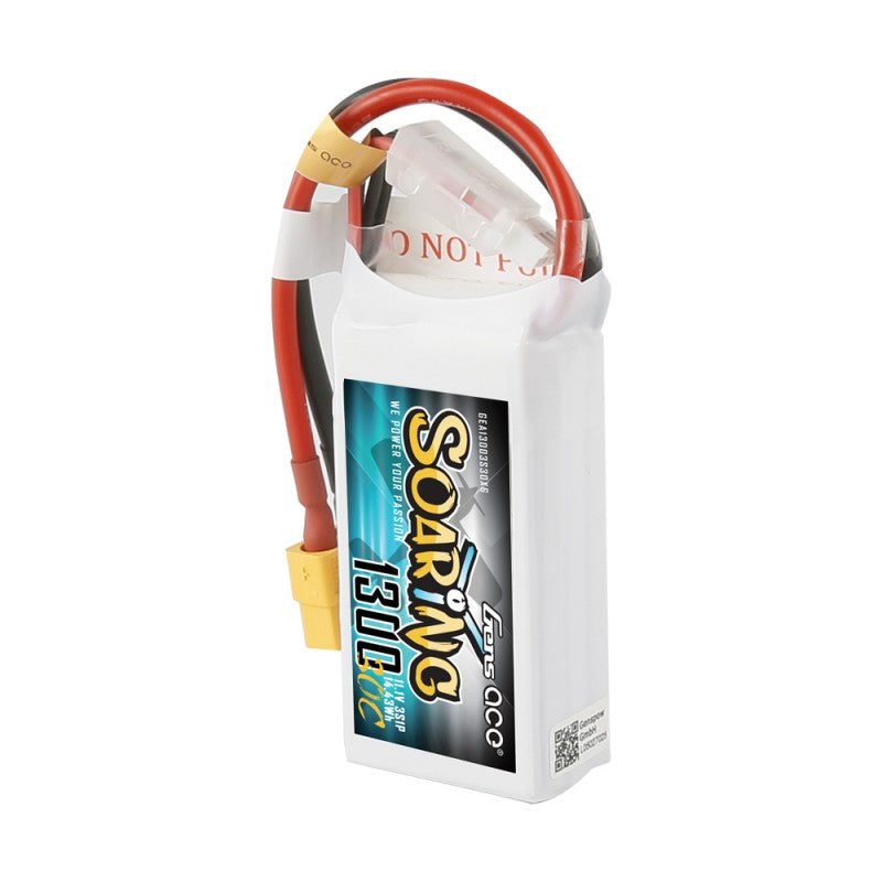GENS ACE 1300MAH 3S 11.1V 30C SOARING LIPO BATTERY