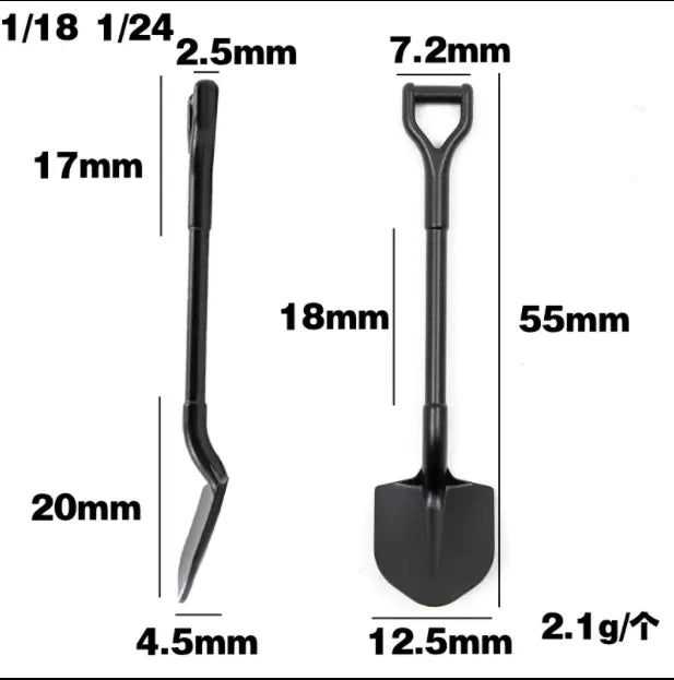 1:18 / 1:24 Scale Shovel