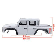 Land Rover Defender D130 Double Cab Pickup RC Hard Body 313mm